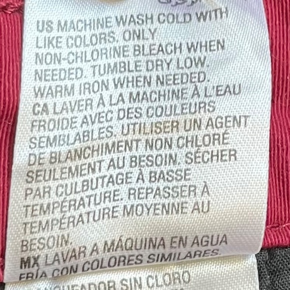 Style & Co Curvy Fit Skinny Jeans, Dark Red, Size 16, New with Tags - Picture 15 of 16